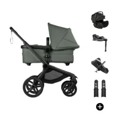 Bugaboo Fox 5 Renew Kinderwagen 4-in-1 - Black / Deep Indigo | Bugaboo Otter by Nuna Autostoel Outlet