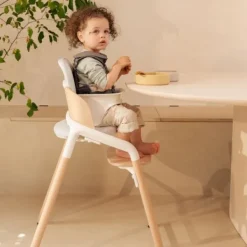 Bugaboo Giraffe Kinderstoel Ultimate Bundel – Wood/Grey Best