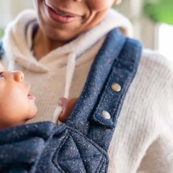 ByKay Click Carrier Classic Draagzak - Wool - Navy Melee Best