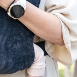 ByKay Click Carrier Classic Pro Draagzak - Ribbed Velvet - Smokey Black Best