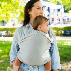 ByKay Stretchy Deluxe Draagdoek Anthracite M Best