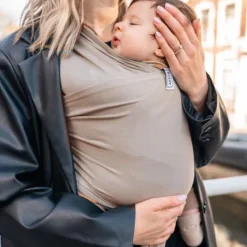 ByKay Stretchy Wrap Deluxe Draagdoek - Mt. M - Chocolate Hot