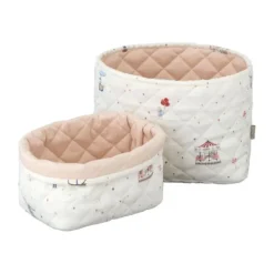 Cam Cam Copenhagen Cam Cam Carousel Gewatteerde Opbergmand - 2 Stuks
