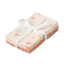 Cam Cam Copenhagen Bows Washandjes - 4 pack - GOTS Outlet