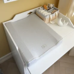 Cam Cam Copenhagen Classic Stripes Aankleedkussen - Camel Hot