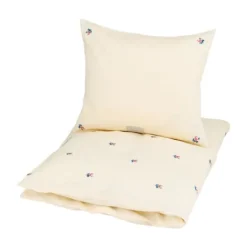 Cam Cam Copenhagen Dekbedovertrek Geborduurd - 70 x 100 cm - GOTS - Berries