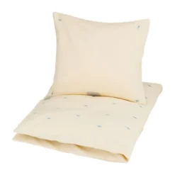 Cam Cam Copenhagen Dekbedovertrek Geborduurd - 70 x 100 cm - GOTS - Sea Garden Best