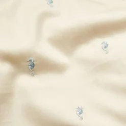 Cam Cam Copenhagen Dekbedovertrek Geborduurd - 70 x 100 cm - GOTS - Sea Garden Best