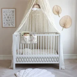 Cam Cam Copenhagen Harlequin Babybed - 60x120 cm - Light Sand