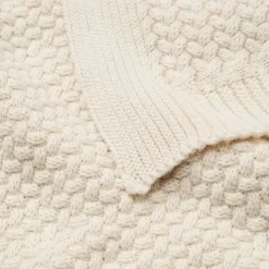 Cam Cam Copenhagen Harper Gebreide Baby Deken - Off White Discount