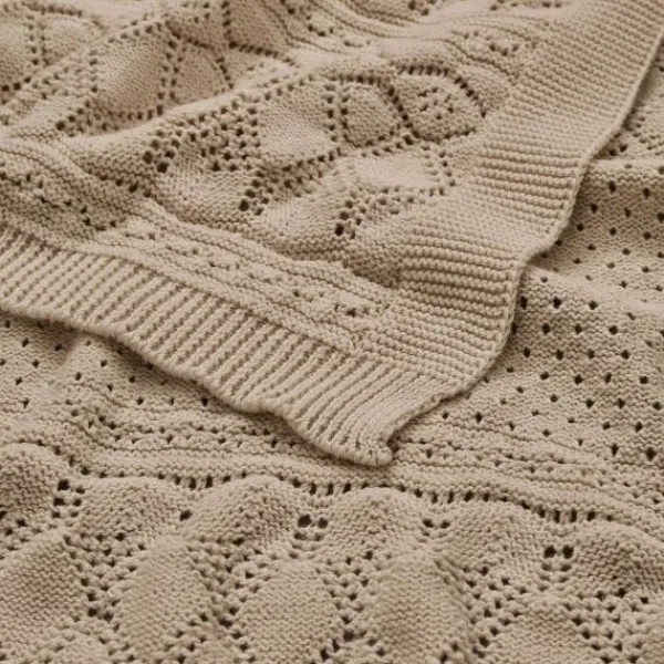 Cam Cam Copenhagen Pointelle Gebreide Baby Deken - Hazel Best