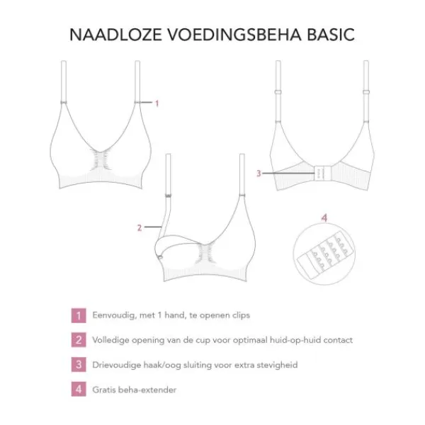 Carriwell Original Voedingsbh Zwart Mt. S New