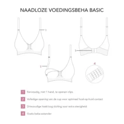 Carriwell Original Voedingsbh Zwart Mt. S New