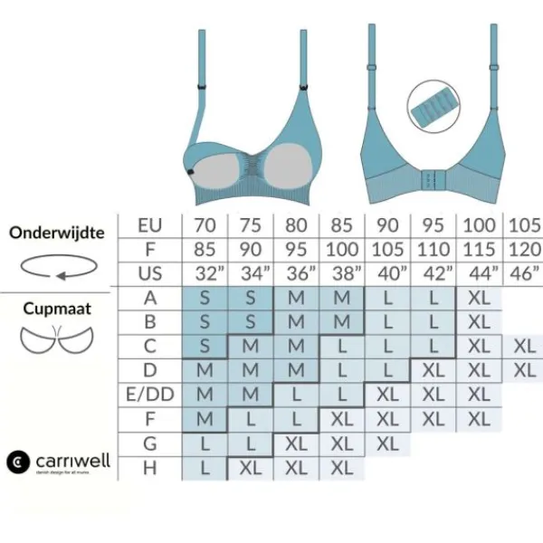 Carriwell Padded Voedingsbh Zwart S Clearance
