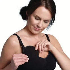 Carriwell Wasbare Zoogcompressen Katoen Zwart 6 Stuks Clearance