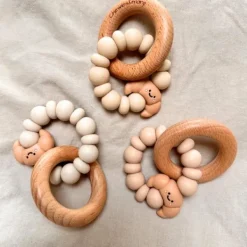 Chewies & More Bijtring - Croissant - Beige Clearance