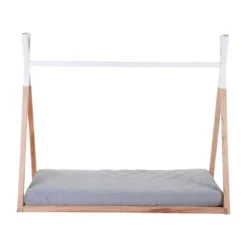 Childhome Bedframe Naturel / Wit 70 x 140 cm