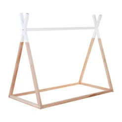 Childhome Bedframe Naturel / Wit 70 x 140 cm
