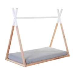 Childhome Bedframe Naturel / Wit 70 x 140 cm