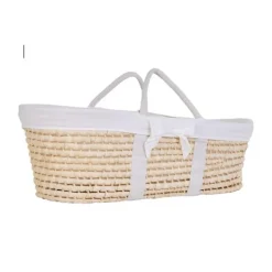 Childhome Moses Mand + Handvaten + Matras - Ecru Discount