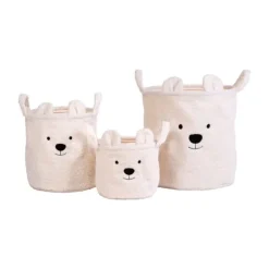 Childhome Teddy Opbergmanden – 3 Stuks Outlet