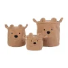 Childhome Teddy Opbergmanden – 3 Stuks Clearance