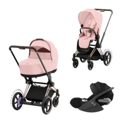 Cybex E-Priam 4 Kinderwagen Set 3-in-1 - Cozy Beige Clearance