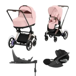 Cybex E-Priam 4 Kinderwagen Set 4-in-1 - Sepia Black
