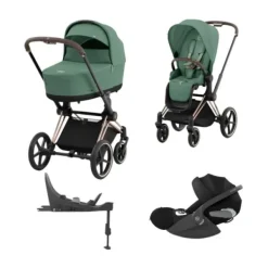 Cybex Priam 4 Kinderwagen Set 4-in-1 - Sepia Black Clearance