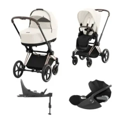 Cybex Priam 4 Kinderwagen Set 4-in-1 - Sepia Black Clearance