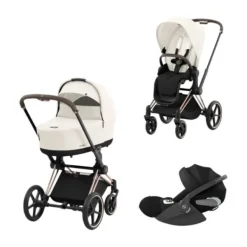 Cybex Priam 4 Kinderwagen Set 3-in-1 - Cozy Beige Clearance