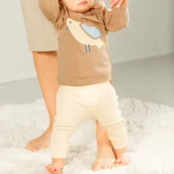 DAY Broekje Rib - Cream - Mt. 62/68 Best