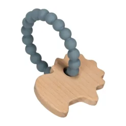 DAY Dierenfiguren Bijtring - Silicone - Neushoorn - Ivory Cream Best