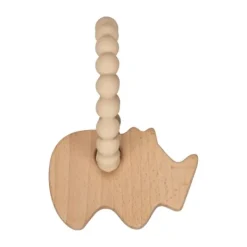 DAY Dierenfiguren Bijtring - Silicone - Neushoorn - Ivory Cream Best