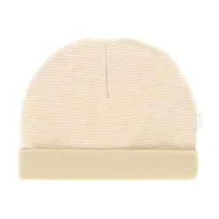 DAY Mutsje Gestreept - Cappuccino - 0-6 Mnd Clearance