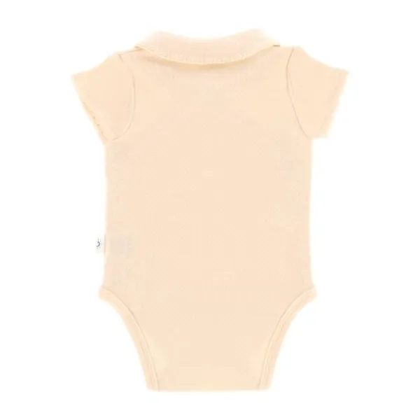 DAY Overslagromper Korte Mouw Ronde Kraag - Mt. 50/56 - Apricot Online