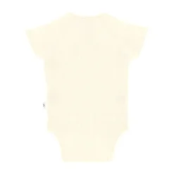 DAY Overslagromper Korte Mouw Rib - Mt. 74/80 - Cream Clearance