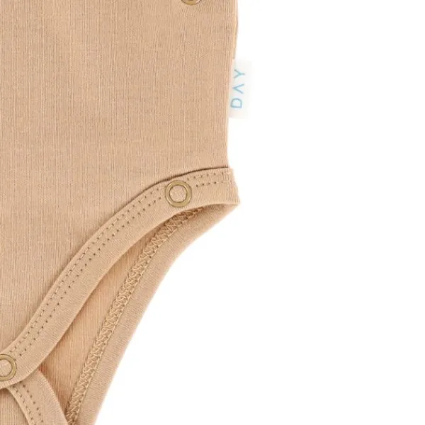 DAY Overslagromper Korte Mouw - Mt. 50/56 - Mocha Hot