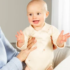 DAY Overslagromper Lange Mouw - Mt. 50/56 - Cream Discount