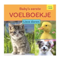 Deltas Boekje - Baby's Eerste Voelboekje - Lieve Dieren Discount