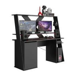 Diagone Axyon Gamer Bureau - Zwart Discount