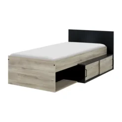 Diagone Erque 1-Persoons Bed - 90x200 cm - Eiken Krönberg Licht Discount