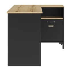 Diagone Manchester Hoekbureau (fixed) - Eik Helvezia Hot