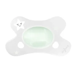 Difrax Dental Fopspeen Nacht 0-6 Mnd Hot