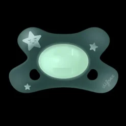 Difrax Dental Fopspeen Nacht 0-6 Mnd Hot