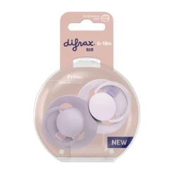 Difrax Dynamic Lovi Prime Fopspeen - 6-18M - 2st. - Lilac/Violet Outlet