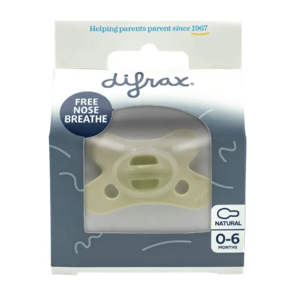 Difrax Fopspeen Naturel Edelsteen - Lime Emerald - 0-6 Mnd Online