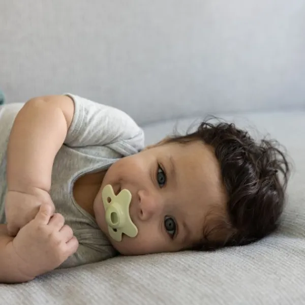 Difrax Fopspeen Naturel Edelsteen - Lime Emerald - 0-6 Mnd Online