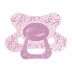 Difrax Natural Fopspeen - 6+ Mnd - Berry Pink Bunny Hot