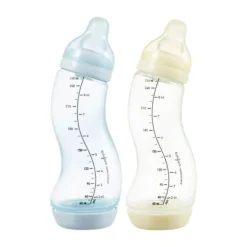 Difrax S-Fles Baby Blauw / Crème 250 ml 2 Stuks Sale
